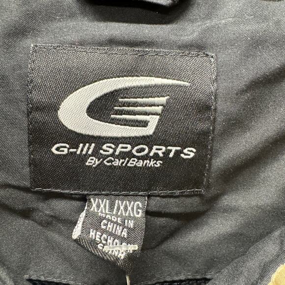 Cincinnati Bengals Jacket Mens XXL Black Full Zip Snap Hidden Hood NFL GIII NEW - Picture 5 of 12